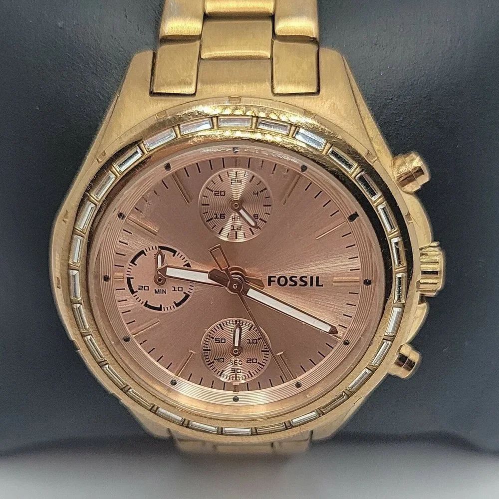 Fossil Dylan CH2826 Women's Stainless Steel Analog Dial Quartz Wrist Watch DE57